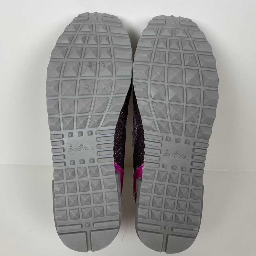 Sam Edelman Kids Girls Stacey Melody Pink Glitter Sneakers - Picture 12 of 12